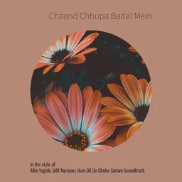 Karaokekappaleen Chaand Chhupa Badal Mein - Alka Yagnik,Hum Dil De Chuke Sanam Soundtrack,Udit Narayan kansikuva