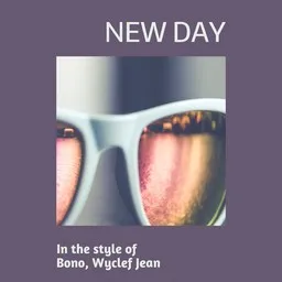 Cover art for New Day - Bono,Wyclef Jean karaoke version