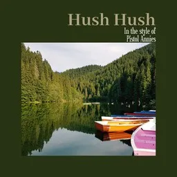 Omslagsbild för Hush Hush - Pistol Annies karaokeversion