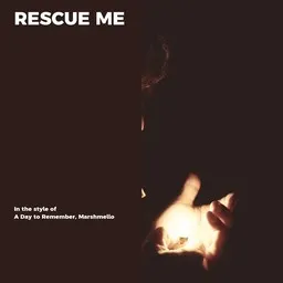 Karaokekappaleen Rescue Me - A Day to Remember,Marshmello kansikuva