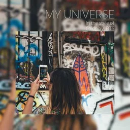 Cover art for My Universe - BTS,Coldplay karaoke version
