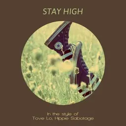 Cover art for Stay High - Hippie Sabotage,Tove Lo karaoke version