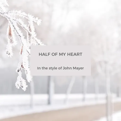 Karaoke Half Of My Heart av John Mayer — sjung med på texten på Singa