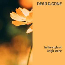 Omslagsbild för Dead and Gone - Leigh-Anne karaokeversion