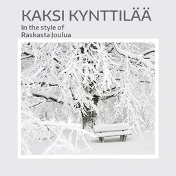 Cover art for Kaksi kynttilää - Raskasta Joulua karaoke version