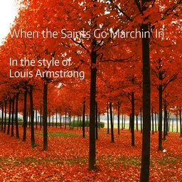 Omslagsbild för When the Saints Go Marchin' In - Louis Armstrong karaokeversion