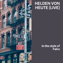 Karaokekappaleen Helden von heute (Live) - Falco kansikuva