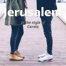 Cover art for Jerusalem - Carola (FIN) karaoke version