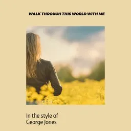 Cover art for Walk Through This World with Me - George Jones karaoke version