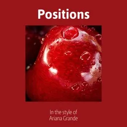 Cover art for Positions - Ariana Grande karaoke version
