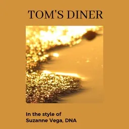 Cover art for Tom's Diner - DNA,Suzanne Vega karaoke version