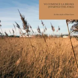 Cover art for Yo Comence La Broma (Started The Joke) - Bee Gees karaoke version