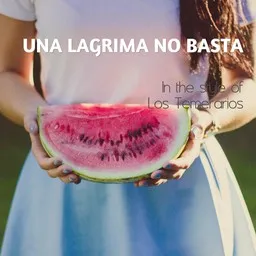 Cover art for Una Lagrima No Basta - Los Temerarios karaoke version