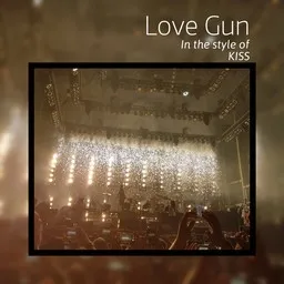 Karaokekappaleen Love Gun - KISS kansikuva
