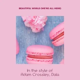 Cover art for Beautiful World (We're All Here) - Adam Crossley,Dala karaoke version