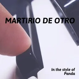 Cover art for Martirio De Otro - Panda karaoke version