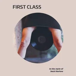 Omslagsbild för First Class - Jack Harlow karaokeversion