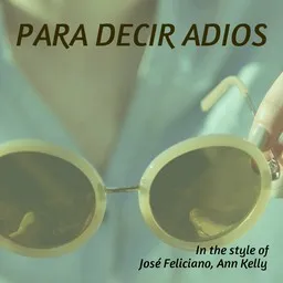 Cover art for Para Decir Adios - Ann Kelly,José Feliciano karaoke version