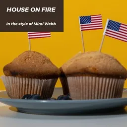 Karaokekappaleen House On Fire - Mimi Webb kansikuva