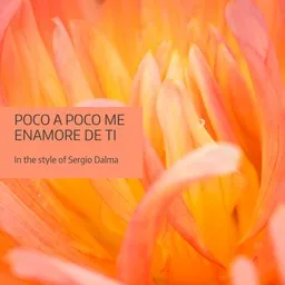 Karaokekappaleen Poco A Poco Me Enamore De Ti - Sergio Dalma kansikuva