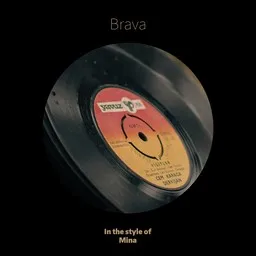 Cover art for Brava - Mina (ITA) karaoke version