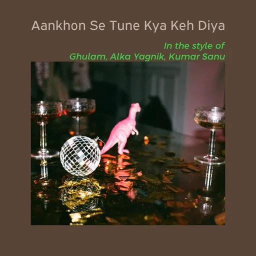 Karaoke Aankhon Se Tune Kya Keh Diya von Alka Yagnik, Ghulam, Kumar Sanu — mit Songtext mitsingen auf Singa
