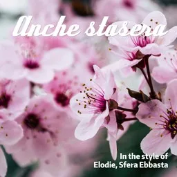 Cover art for Anche stasera - Elodie,Sfera Ebbasta karaoke version