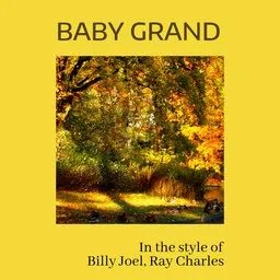 Cover art for Baby Grand - Billy Joel,Ray Charles karaoke version