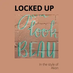 Cover art for Locked Up - Akon karaoke version