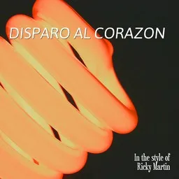 Cover art for Disparo Al Corazon - Ricky Martin karaoke version