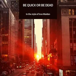 Titelbild für Be Quick Or Be Dead - Iron Maiden Karaoke-Version