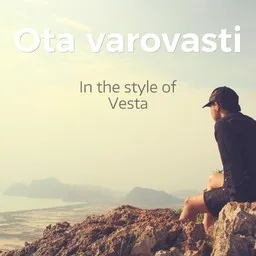 Omslagsbild för Ota varovasti - Vesta karaokeversion