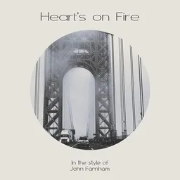 Cover art for Heart's on Fire - John Farnham karaoke version