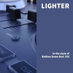 Karaokekappaleen Lighter - KSI,Nathan Dawe kansikuva