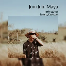 Cover art for Jum Jum Maya - Keeravani,Sunitha karaoke version