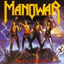 Cover art for Fighting the World - Manowar karaoke version