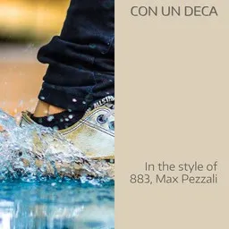 Cover art for Con un deca - 883,Max Pezzali karaoke version