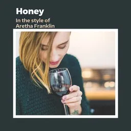 Omslagsbild för Honey - Aretha Franklin karaokeversion
