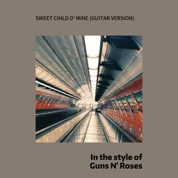 Karaokekappaleen Sweet Child O' Mine (Guitar Version) - Guns N' Roses kansikuva