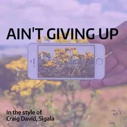Titelbild für Ain't Giving Up - Craig David,Sigala Karaoke-Version