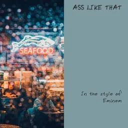 Cover art for Ass Like That - Eminem karaoke version