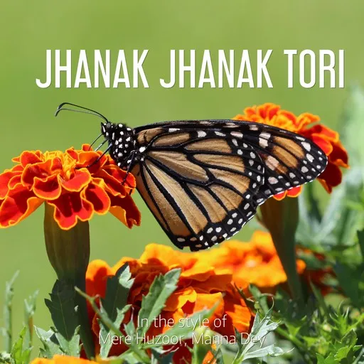 Karaoke Jhanak Jhanak Tori esittäjältä Manna Dey, Mere Huzoor — laula mukana sanoituksilla Singassa