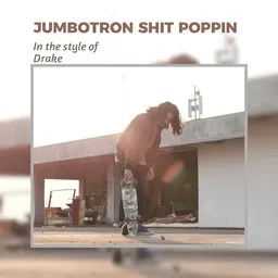 Titelbild für Jumbotron Shit Poppin - Drake Karaoke-Version
