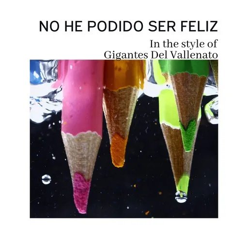 Karaoke No He Podido Ser Feliz by Gigantes Del Vallenato — sing along with lyrics on Singa