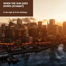 Titelbild für When The Sun Goes Down (scummy) - Arctic Monkeys Karaoke-Version