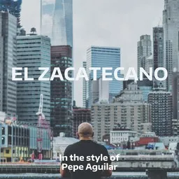Omslagsbild för El Zacatecano - Pepe Aguilar karaokeversion