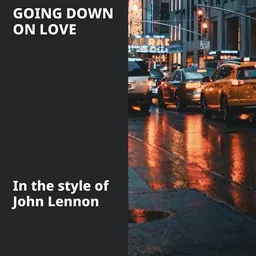 Karaokekappaleen Going Down On Love - John Lennon kansikuva