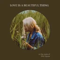 Cover art for Love Is a Beautiful Thing - Phil Vassar karaoke version