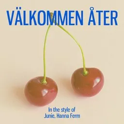 Karaokekappaleen Välkommen Åter - Hanna Ferm,Junie kansikuva