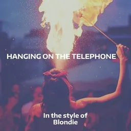 Cover art for Hanging On The Telephone - Blondie karaoke version